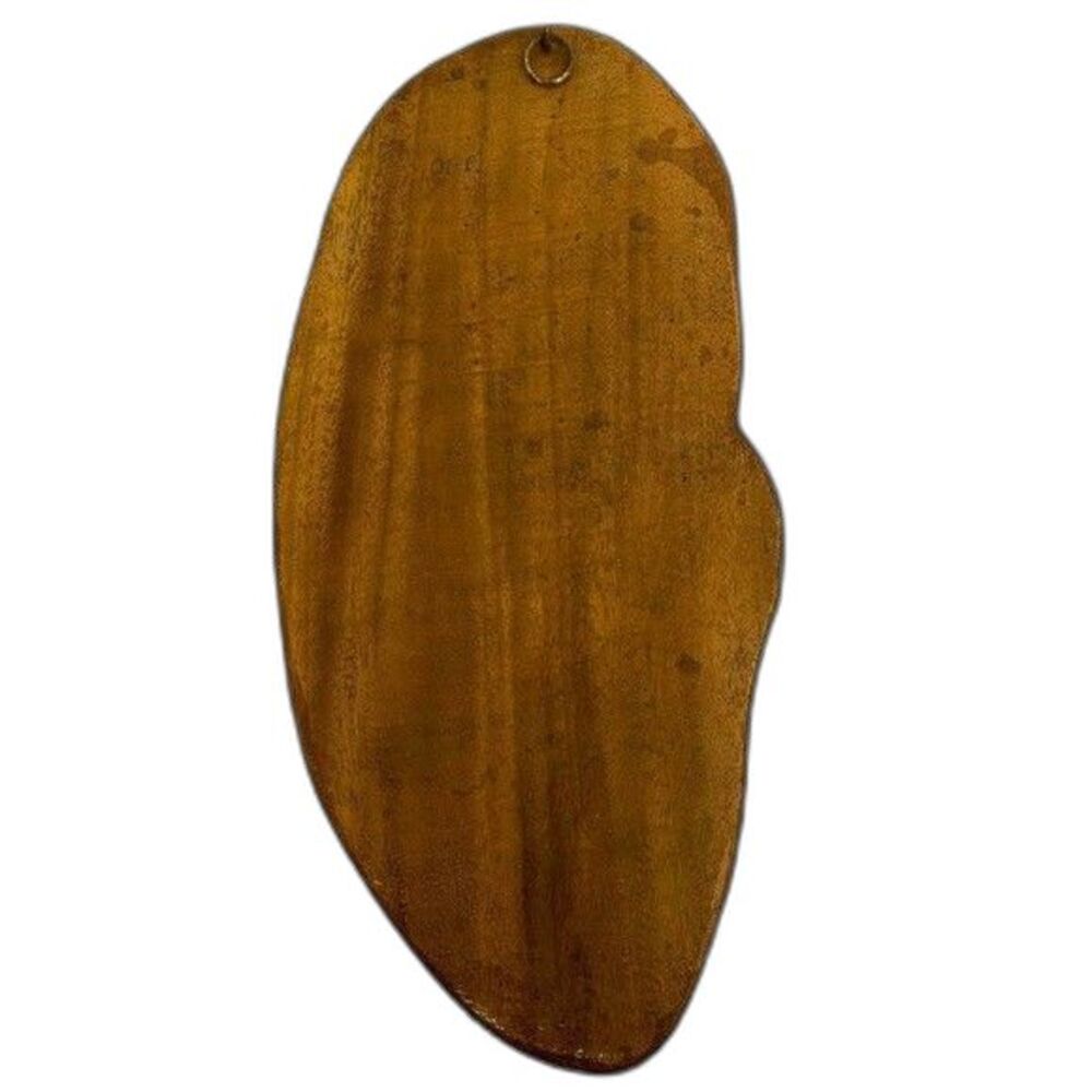 Vtg Folk Art Hand Carved Wood Mother & Child Sculpture 13.5" Wall or Table - Picture 2 of 3